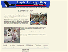 Tablet Screenshot of eaglehobbyshop.com